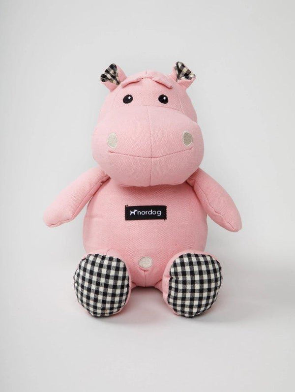 Roze Nijlpaard Hondenknuffel - By Salu