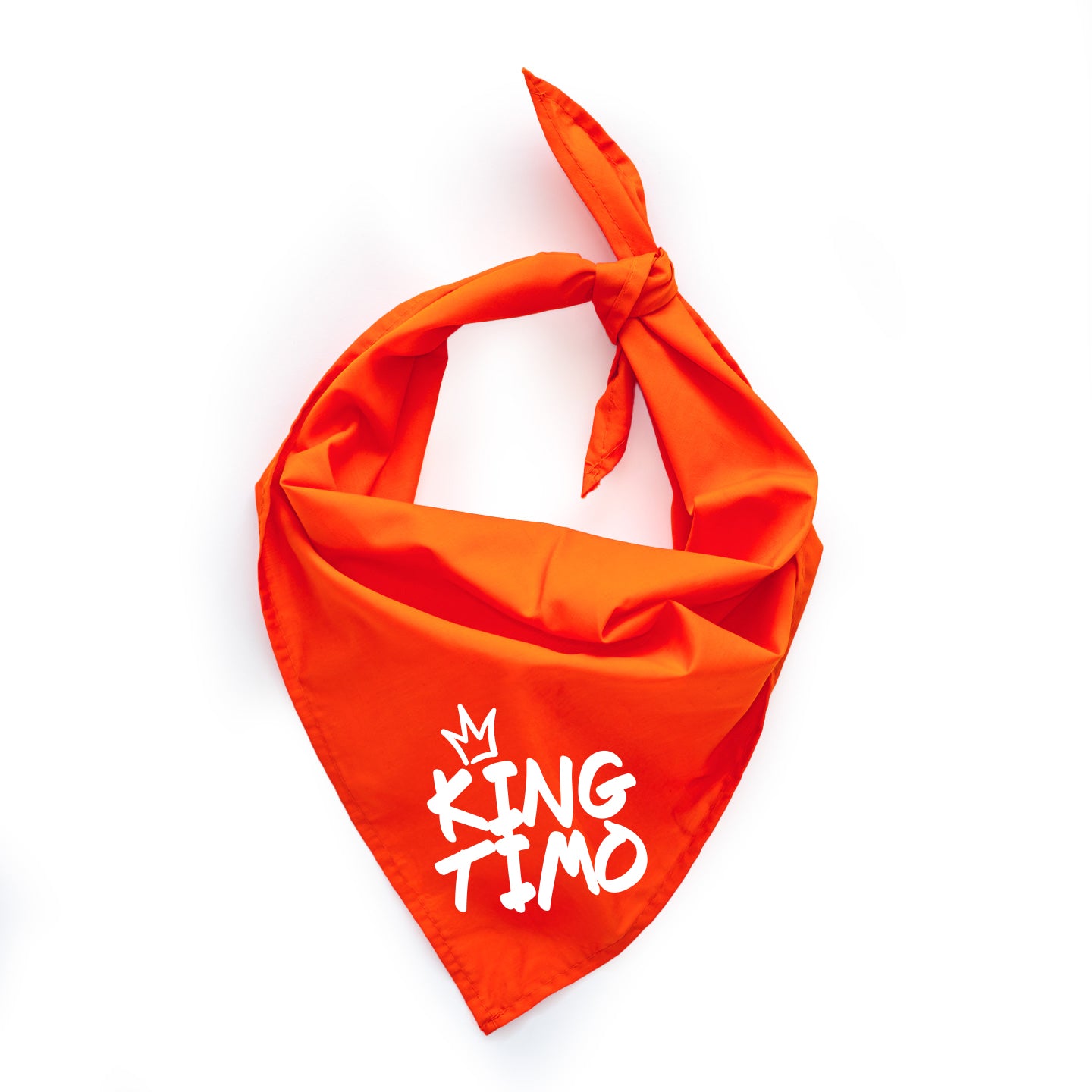 KONINGSDAG bandana voor honden - EIGEN NAAM