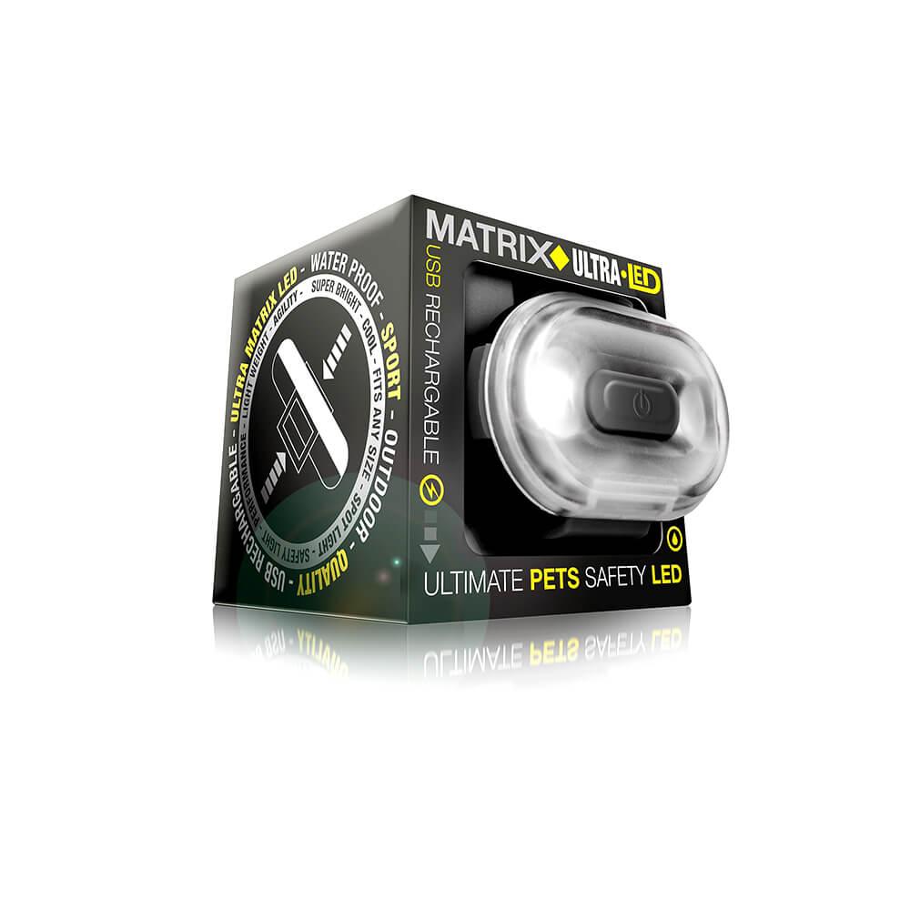 Max&Molly Matrix Ultra LED – Veiligheidslicht - Zwart - By Salu