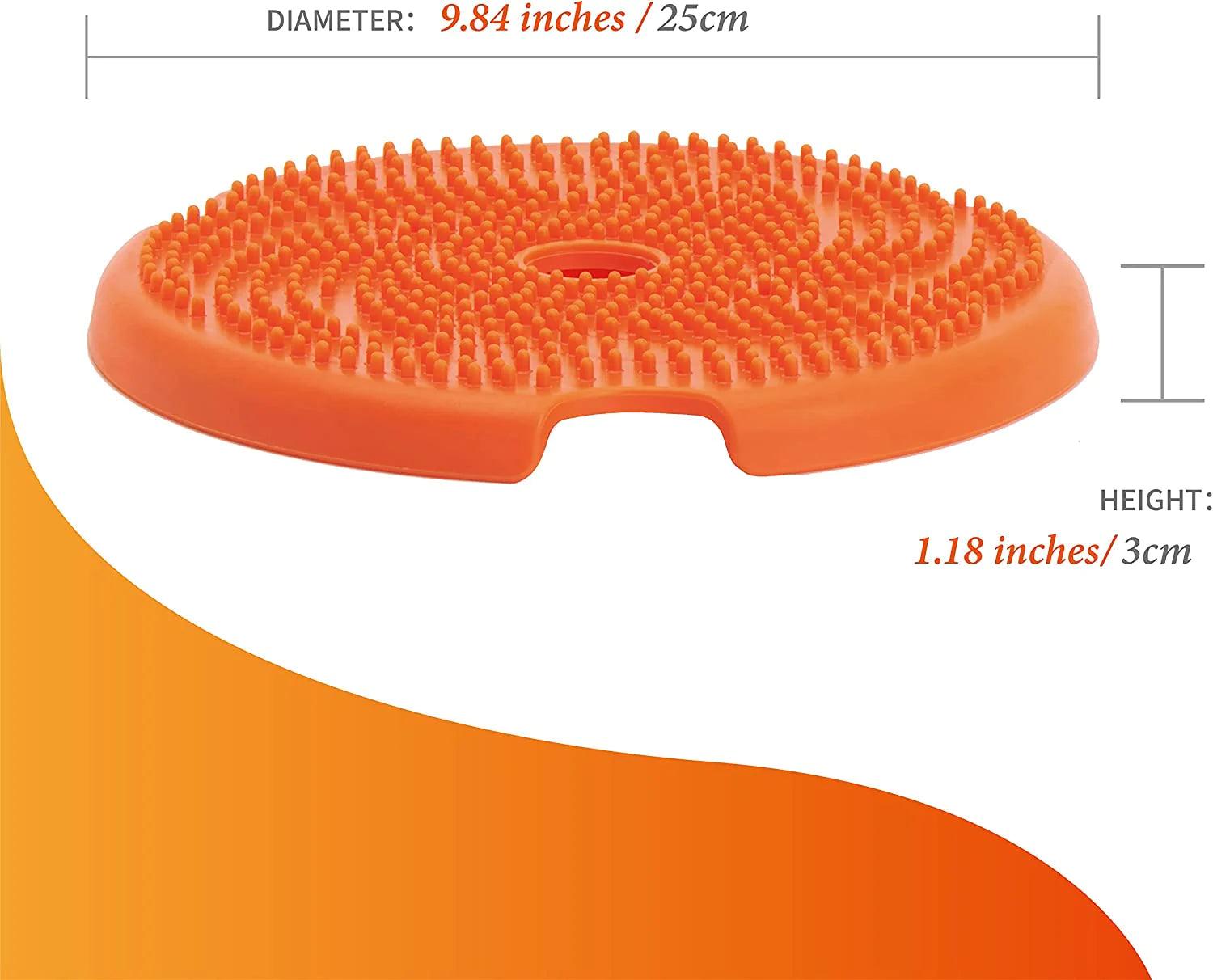 SPIN Interactive Feeder Lick honden frisbee - oranje - By Salu