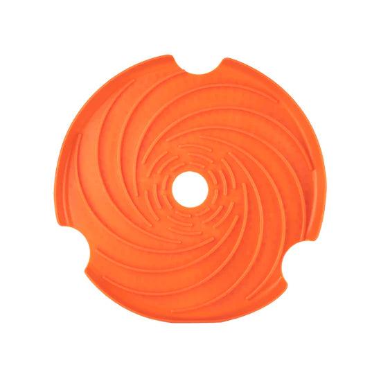 SPIN Interactive Feeder Lick honden frisbee - oranje - By Salu